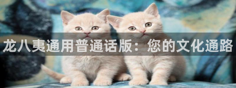 极悦娱乐集团官网：龙八夷通用普通话版：您的文化通路